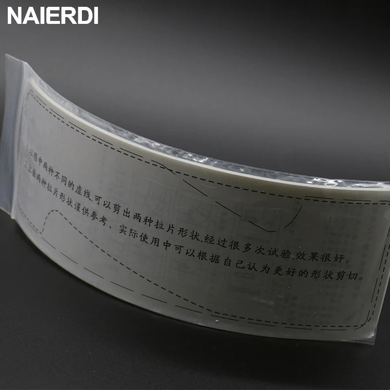 NAIERDI 5 Cường Lực Nhựa-Thép Lắp Tấm Thợ Khóa Dụng Cụ Nano PlasticSteel Cửa Joggling Bỏ Qua Công Cụ Khóa Tự Làm Dụng Cụ Mở