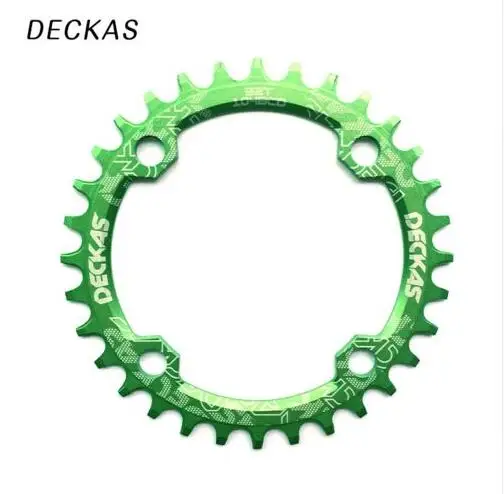 Deckas 104BCD Vòng Hẹp Rộng Chainring MTB Xe Đạp Xe Đạp 104BCD 32T 34T 36T 38T Crankset răng Tấm Phần 104 BCD