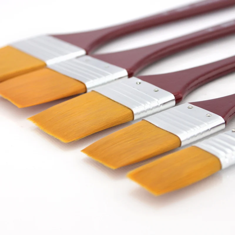 1 Chiếc Bút Sơn Acrylic Tự Làm Đồ Bộ Bộ Bàn Chải Dành Cho Nghệ Sĩ Dầu Cọ Bàn Chải Học Vẽ Sơn Văn Phòng Phẩm Vật Dụng