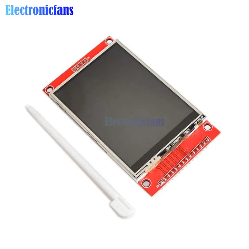 Pantalla de módulo LCD TFT de 3,2 pulgadas, 320x240, con controlador de Panel táctil IC ILI9341 240(RGB)* interfaz SPI 320 (9 IO) para MCU
