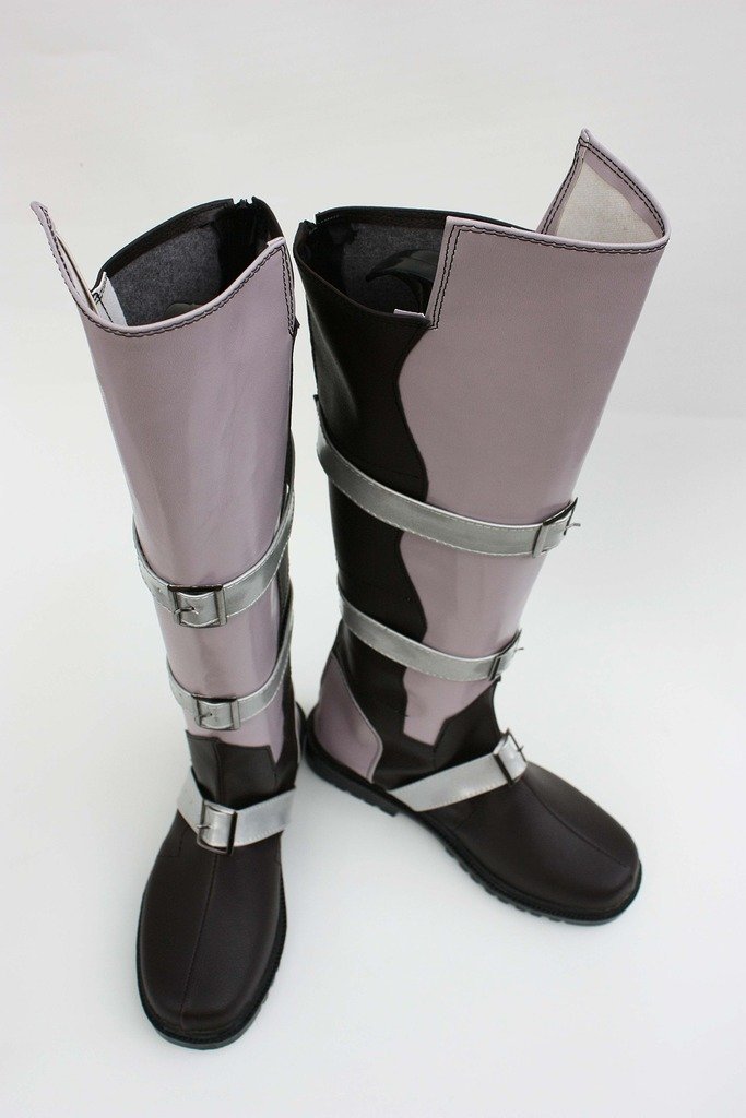 FF13 Sepatu Bot Petir Cosplay Final Fantasy XIII Sepatu Cosplay Petir Sepatu Bot Panjang Dibuat Sesuai Pesanan Ukuran