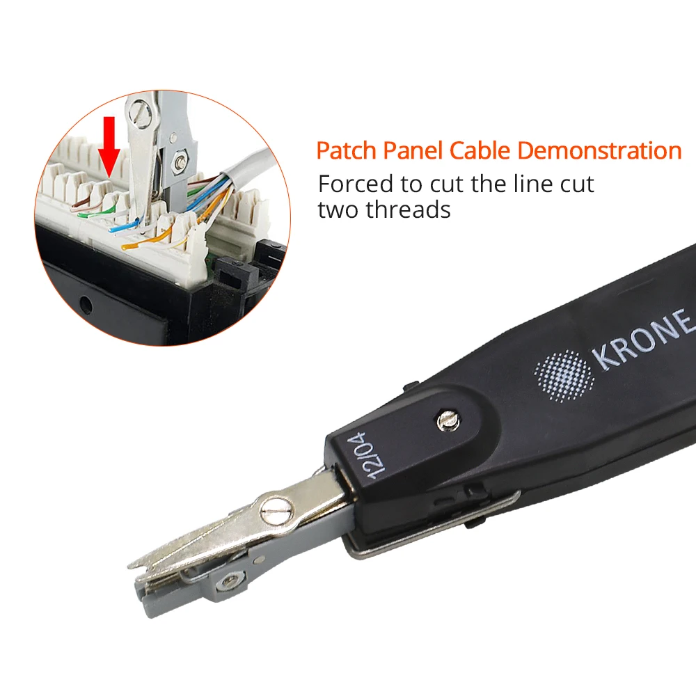 TISHRIC Krone RJ45 Crimper Chuyên Nghiệp LSA-Plus Viễn Thông Điện Thoại Dây Cáp RJ11 Quang Đấm Xuống Dụng Cụ Đóng Đnh Mạng Bộ