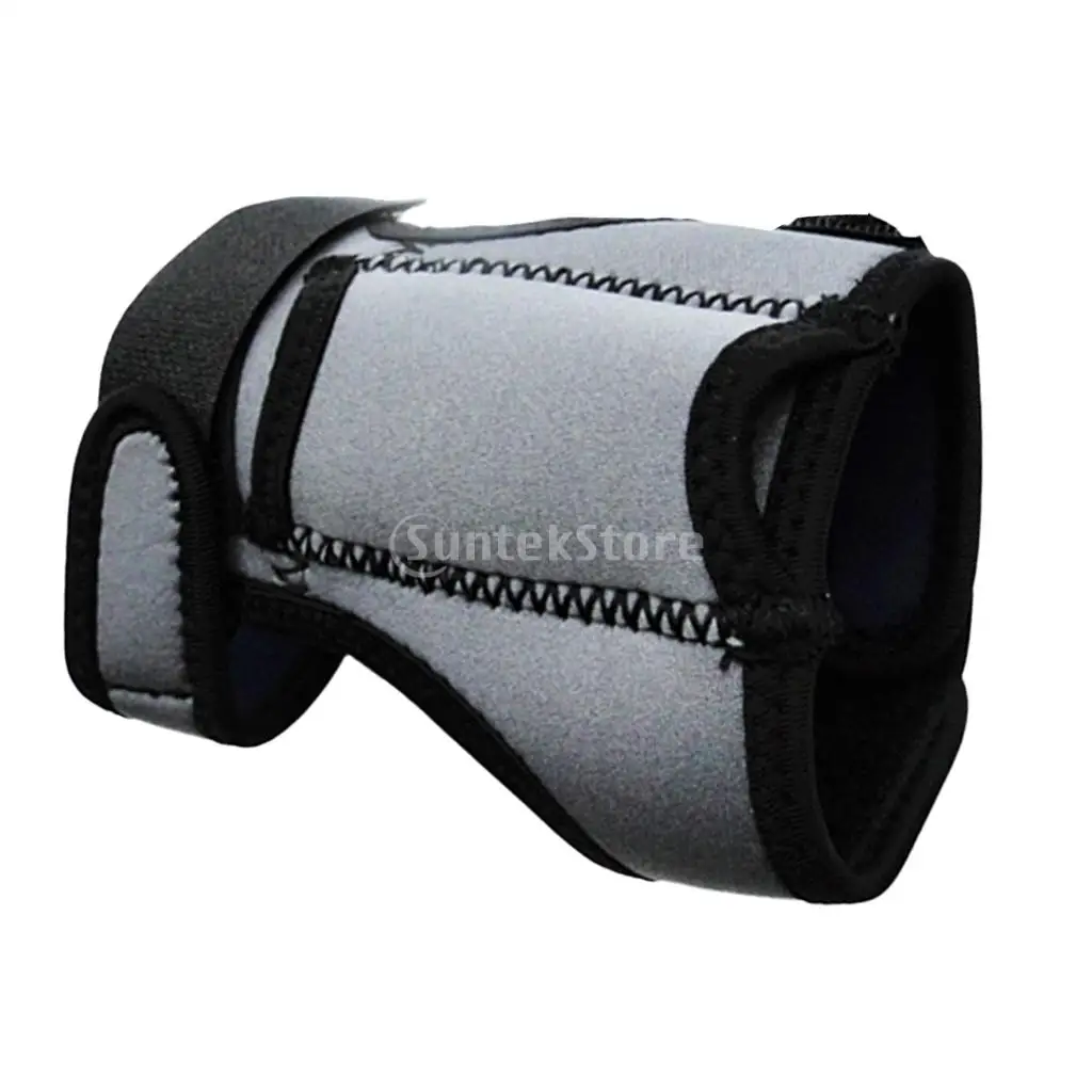 Durable 3mm neopreno mano libre soporte de luz guante subacuático buceo al aire libre antorcha linterna funda mano brazo montaje Correa