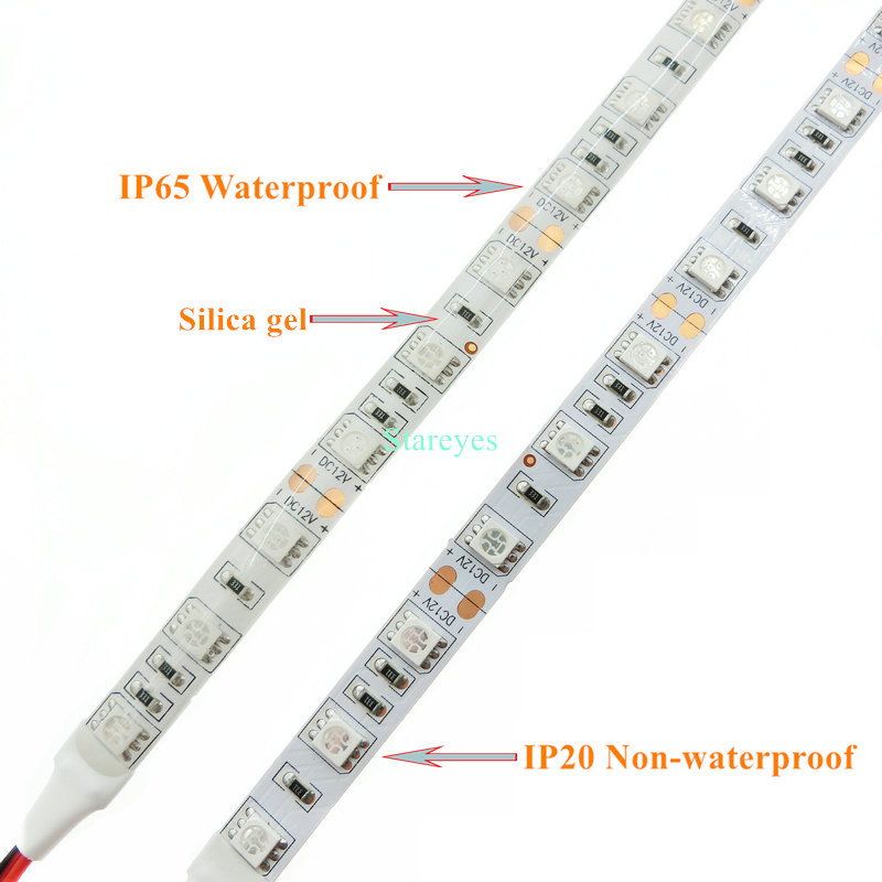 SMD 5050 60LED/m 5 メートル LED ストリップ成長ライトフルスペクトル花植物植物成長ランプ温室水耕植物成長