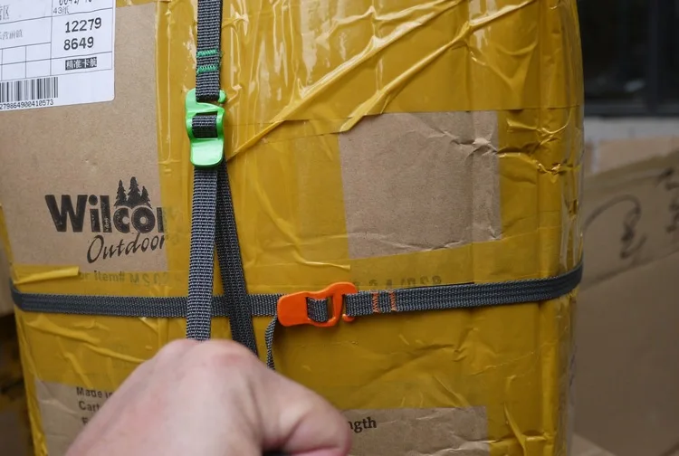 EDC-Equipo de viaje para acampar al aire libre, correa de equipaje de liberación rápida duradera con hebilla de acero inoxidable, gancho de liberación tipo engranaje