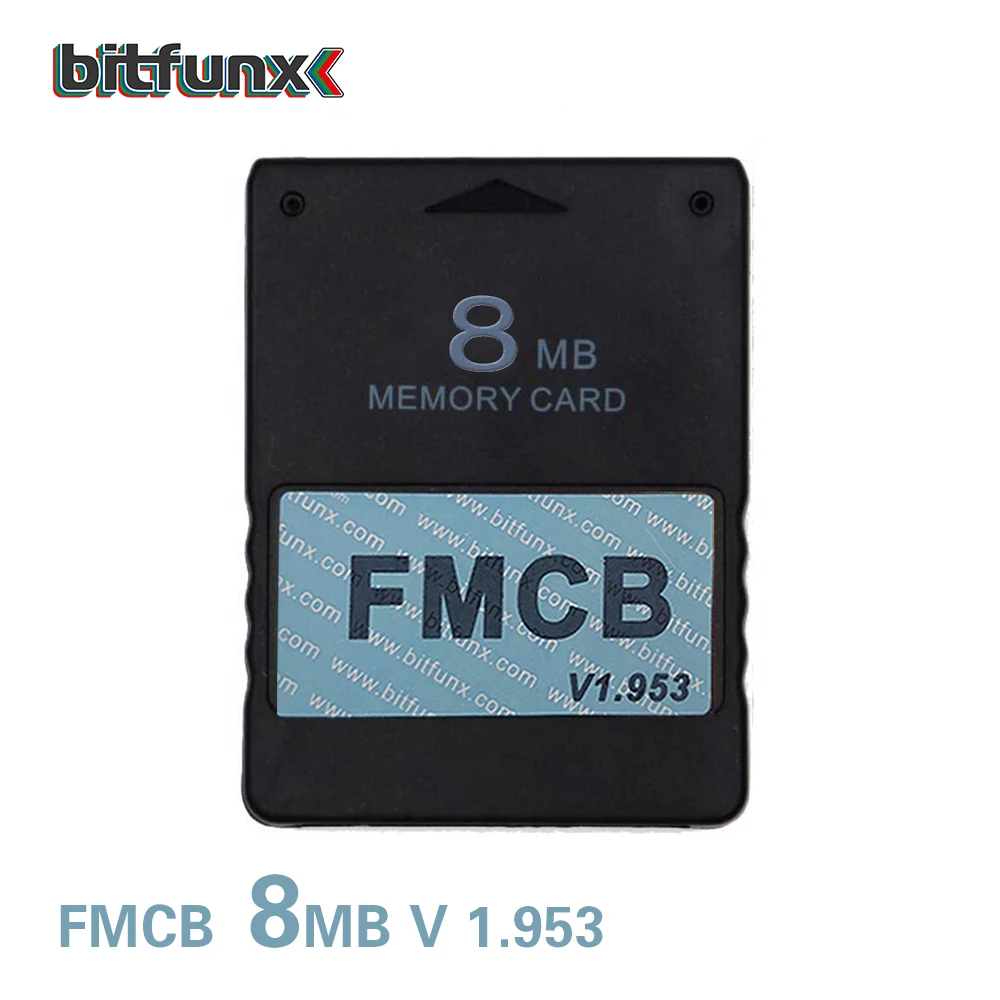 Bitfunx 8MB 16MB 32MB 64MB V1.953 Free McBoot FMCB OPL Memory Card for PS2 Fat Console