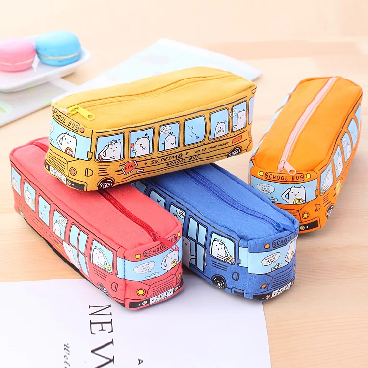 1 Máy tính Sáng Tạo lớn Bạt Phủ Xe Ô Tô Đựng Đồ Dùng Học Tập Bút Chì Trường Hợp Túi Cô Gái Bé Trai Văn Phòng Phẩm Bút Túi lưu trữ giá đỡ