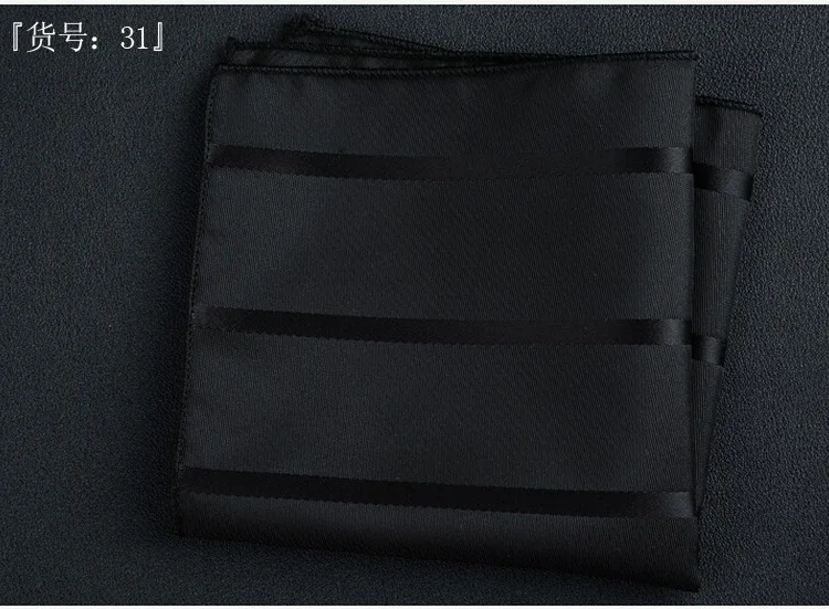 Sang Trọng Khăn Tay Nam Chấm Bi Sọc In Hoa Hankies Polyester Hanky Kinh Doanh Bỏ Túi Vuông Ngực Khăn 23*23 cm