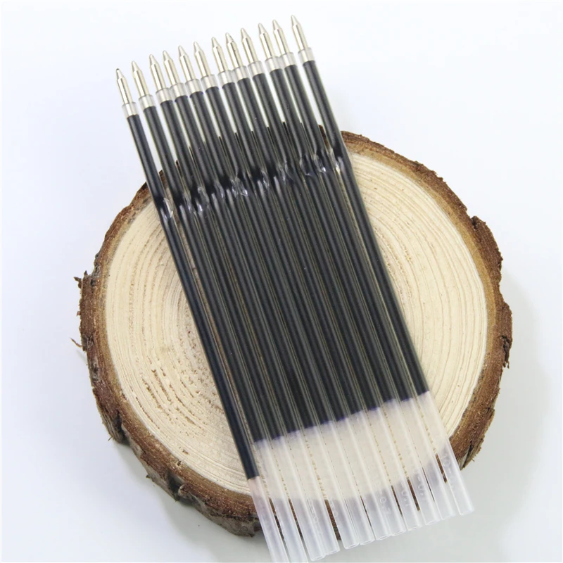 10 Chiếc 0.7Mm Bút Bi Đổ Đen Đỏ Xanh Dương 3 Màu Vật Dụng Văn Phòng Escolar Bút Viết Chất Lượng Cao Mb con Lăn Bút