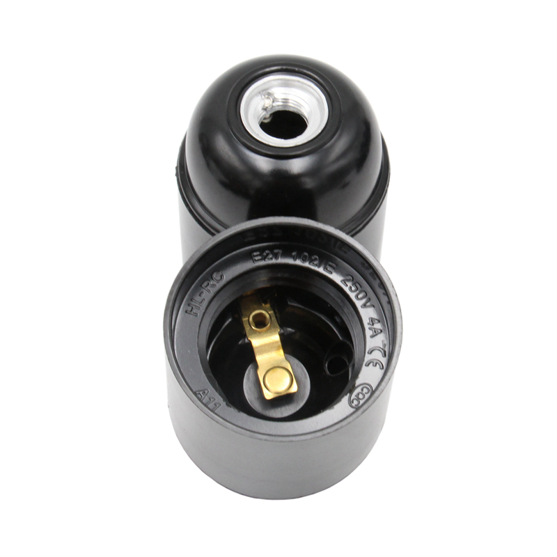 10 Stück 50 Stück CE E27 Bakelit Kunststoff Lampenfassung mit Gewinde Edison Glühbirne Sockel Anhänger Leuchten