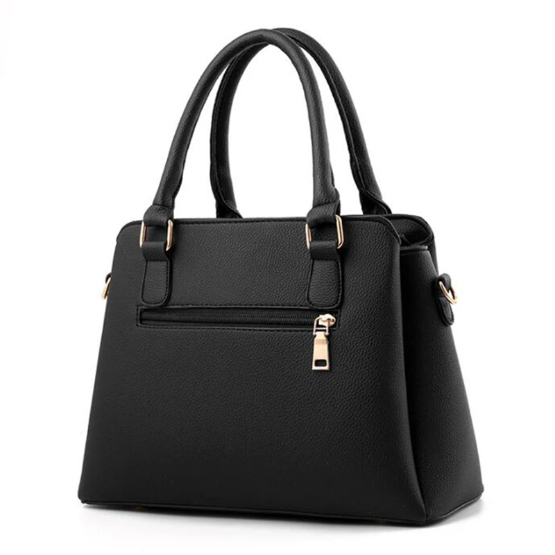 แฟชั่นผู้หญิงกระเป๋าถือพู่โท้ทหนัง PU กระเป๋า Handle Crossbody กระเป๋ากระเป๋าสะพายไหล่ Lady Simple สไตล์กระเป๋า