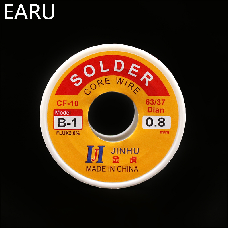100g 0.6/0.8/1/1.2/1.5/2MM 63/37 FLUX 2.0% 45FT 주석 리드 와이어 용융 로진 코어 솔더 납땜 와이어 롤 Eletric 솔더 철용