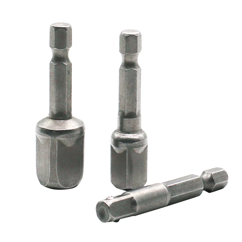 Chrome Vanadium Ổ Cắm Adapter Chuôi Lục Giác 1/4 "3/8" 1/2 "Nối Dài Khoan Lái Xe Điện Khoan đầu
