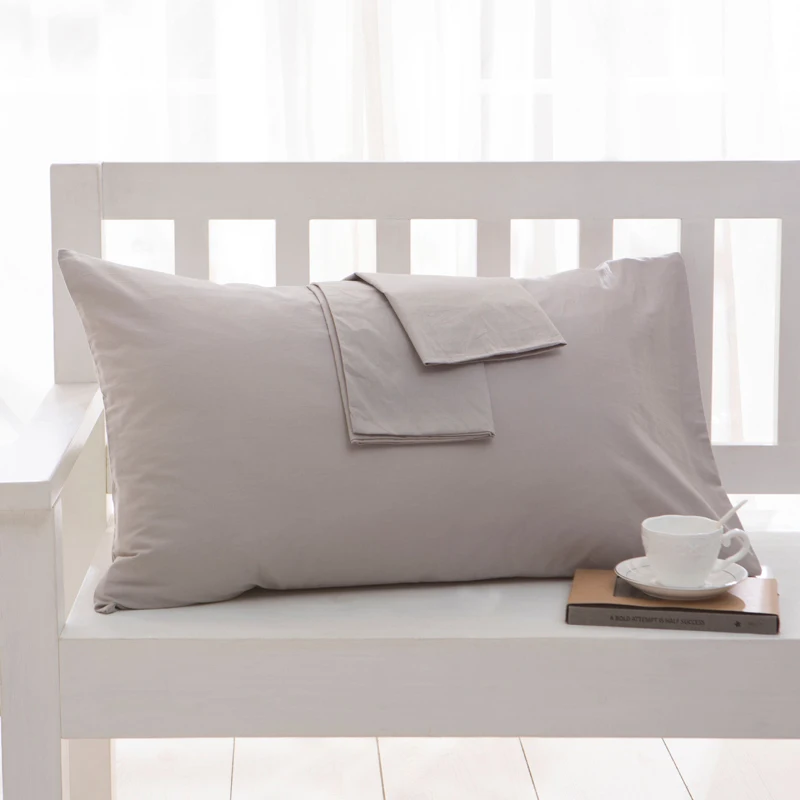 Gối Cotton Màu Tiêu Chuẩn Gối Chăn Ga Gối Phòng Ngủ Gối 40x6 0Cm/50x7 0Cm/50X90Cm Miễn Phí Vận Chuyển
