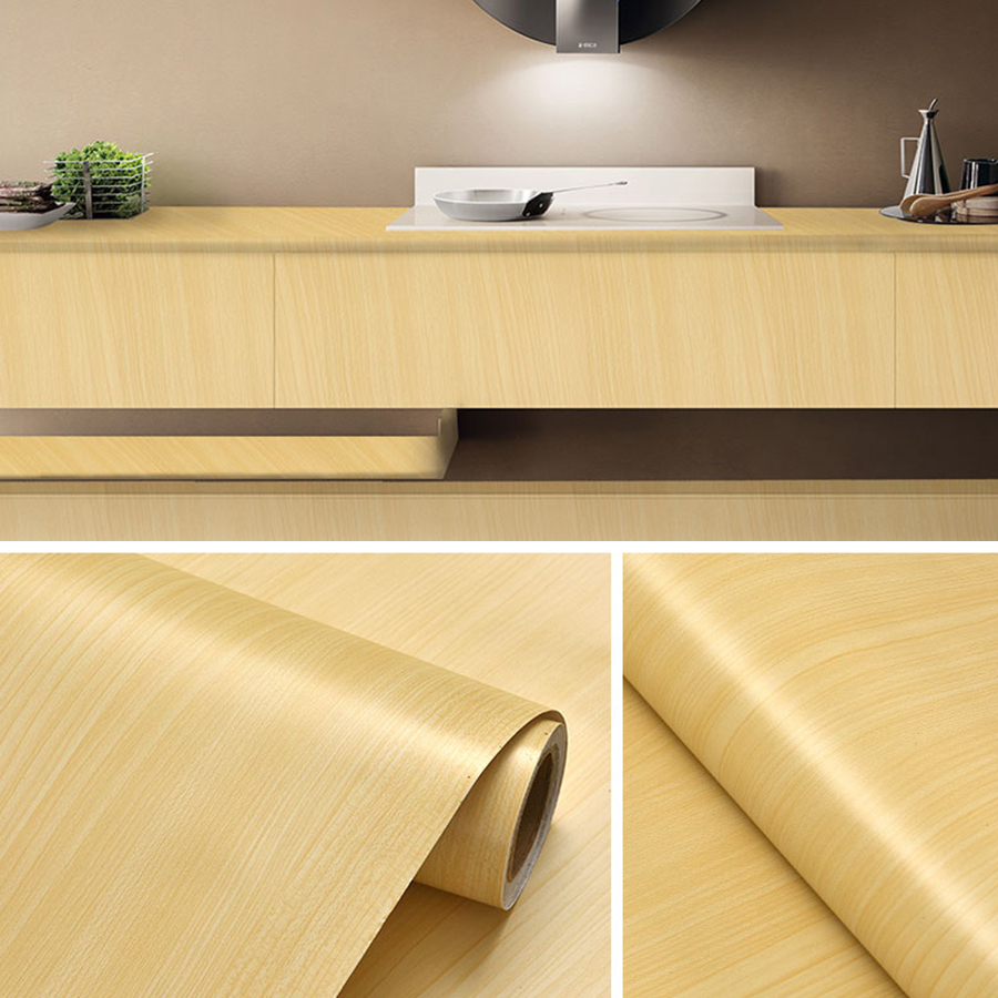 Pegatinas restauradas para muebles, papel tapiz decorativo de madera autoadhesivo, puerta antigua, armario, película impermeable de escritorio de madera