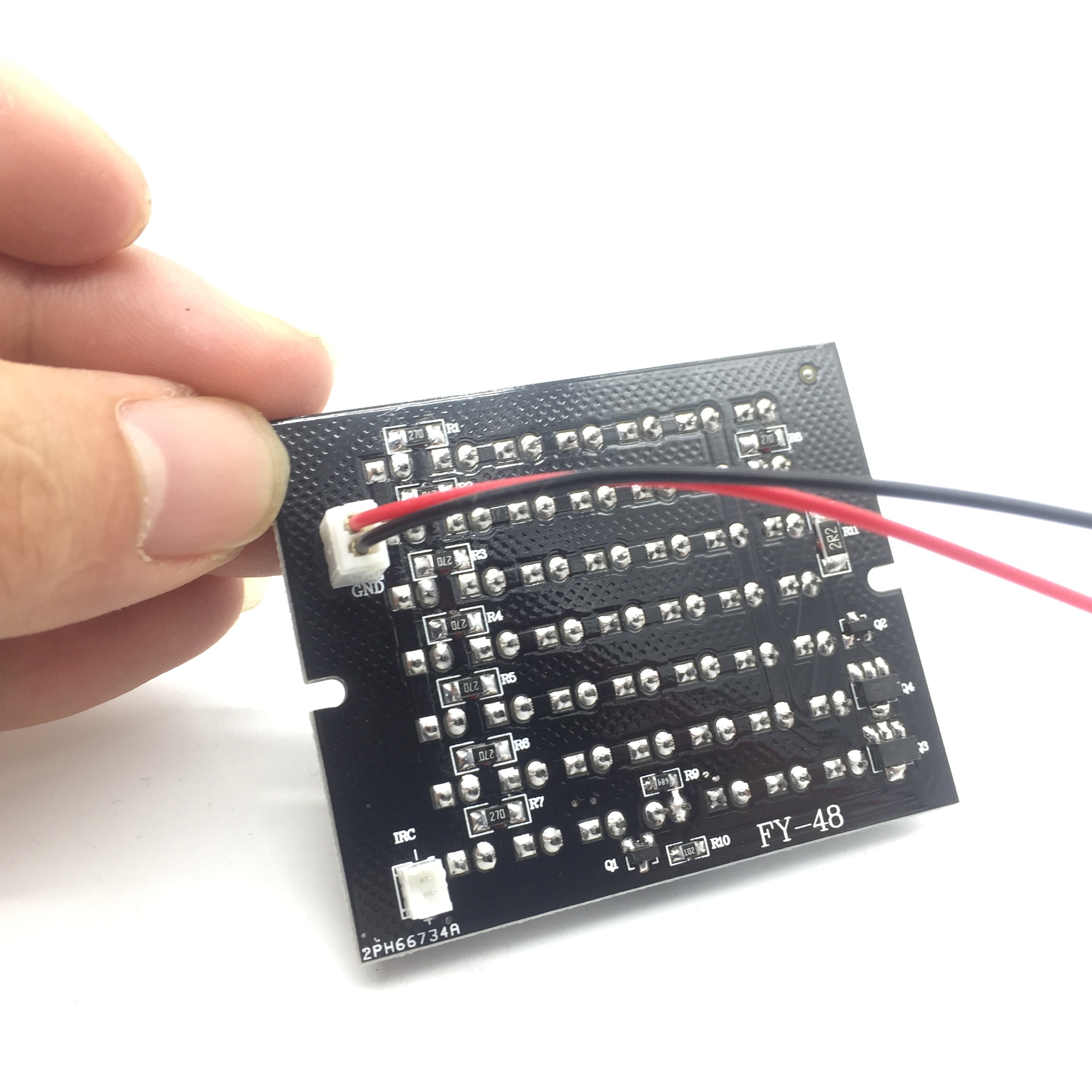 Mới Vô Hình Sáng 940NM Hồng Ngoại 60 Độ 48 LED IR Đèn PCB Cho Camera Quan Sát An Ninh 940nm Ngoại DC12V