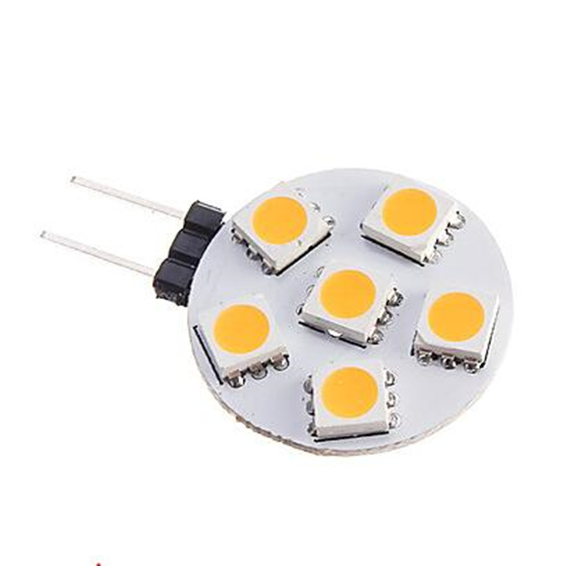 G4 Đèn Led Bóng Đèn DC12V 1W/2W/3W/4W Ấm/Trắng Lạnh 5050SMD 6/9/12/24 Đèn LED Đèn Chùm Ánh Sáng