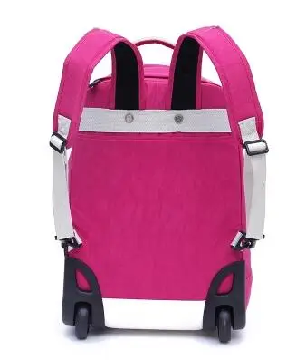 Mochilas com rodas para laptop, à prova d'água, viagem, carrinho, mochila de grande capacidade, para carregar com bagagem