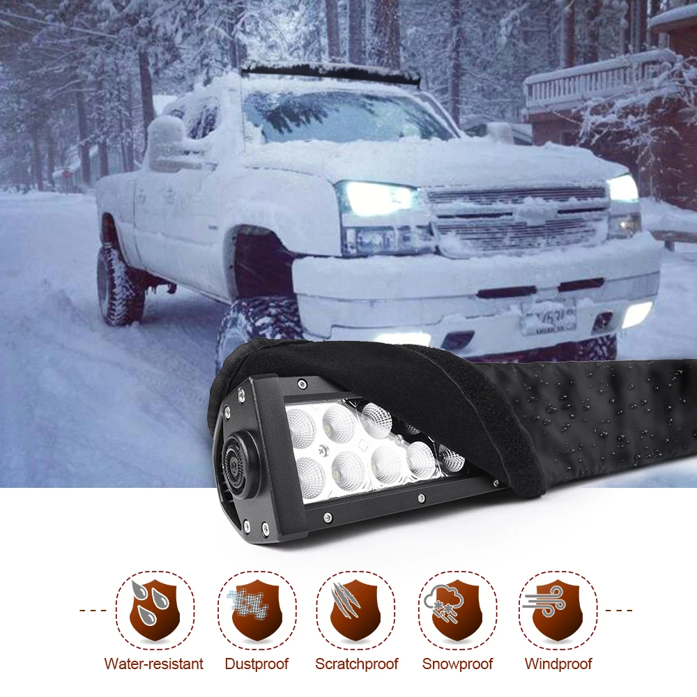 MICTUNING 22 "32'' 42 ''52'' Tự Động Đa Năng Phù Hợp Bao Da Nillkin Thẳng Cong LED Bar Cao Cấp bảo Vệ Tay Túi