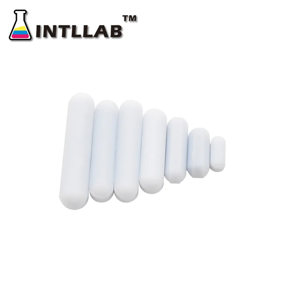 INTLLAB 7 pezzi di agitazione di dimensioni miste, agitatore magnetico in PTFE, miscelatore