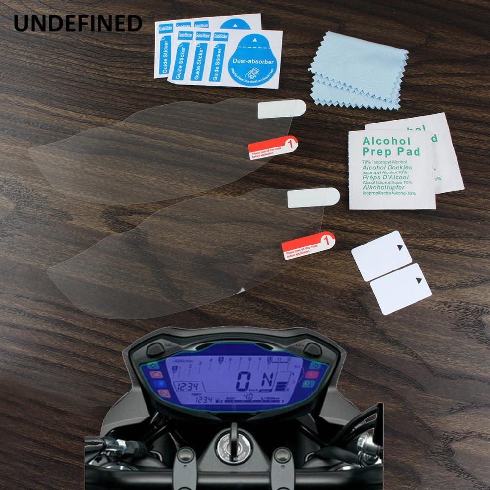 2 компл., кластер приборной панели мотоцикла, царапины, спидометра, защитная пленка для экрана, наклейки для Suzuki SV650 S750 GXS GSX S1000 moto