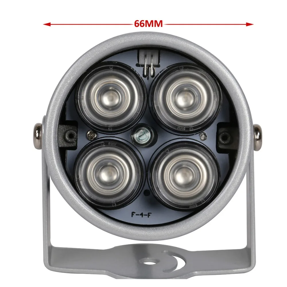 AZISHN CCTV LED 4 array IR illuminatore led Luce IR A infrarossi impermeabile Visione notturna CCTV Luce di riempimento per telecamera CCTV telecamera ip