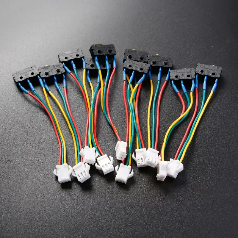 10 Chiếc Khí Nước Micro Switch Ba Dây Nhỏ ON-OFF Điều Khiển Mà Không Cần Xòe