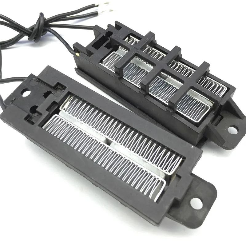 Aquecedor ptc com termostato automático, com suporte, tira ondulada, aquecimento de espaço pequeno, 50w, 12v (ac/dc), ferramentas de aquecimento diy