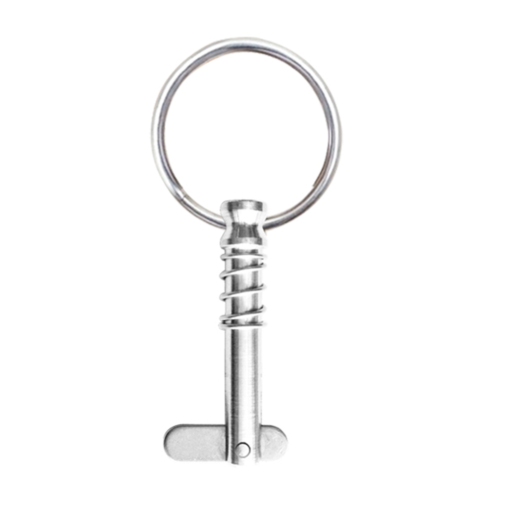 4 stück Boot Bimini Top Fitting Hardware Frühling Geladen Quick Release Pins 1/4 "316 edelstahl mit Pull Ring