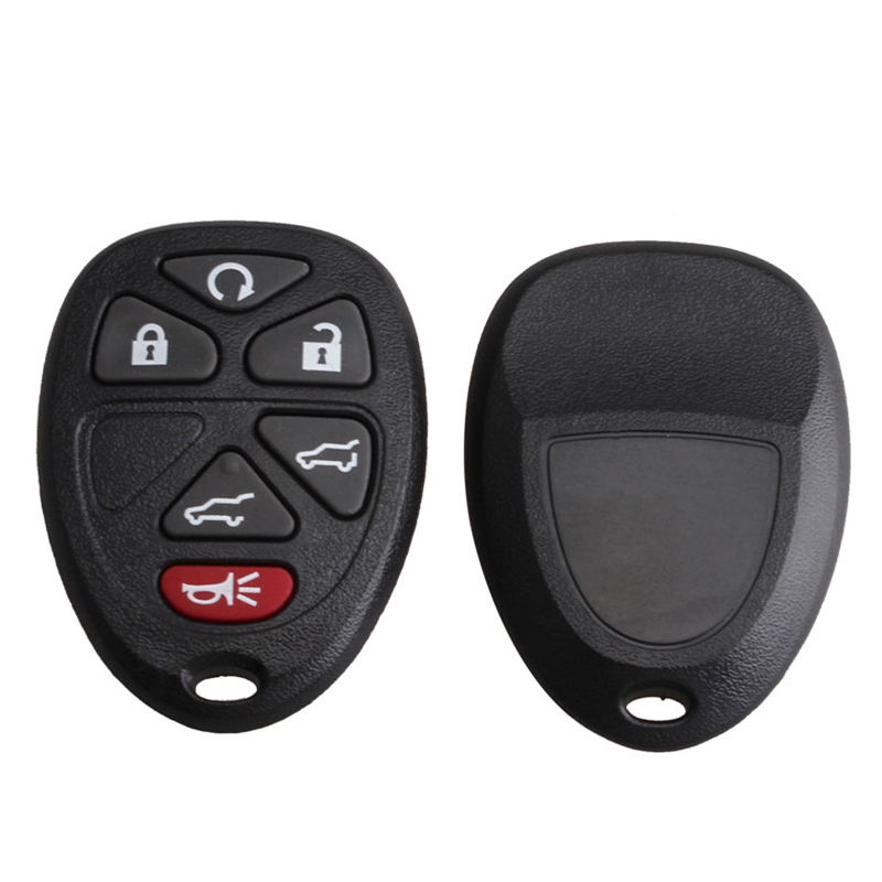 QWMEND 6 ボタンキーレスエントリーリモートキーシボレータホトラバース GMC ユーコン 2007-2014 OUC 15913427   オリジナルの車のキー
