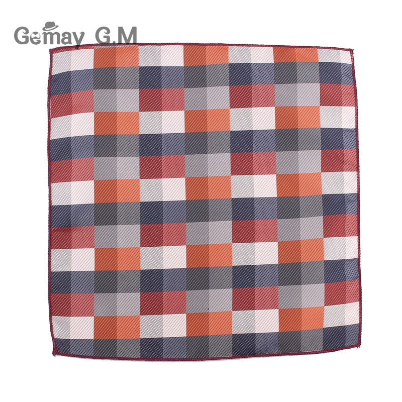 ブランドメンズハンカチ古典スーツポケット広場男性ビジネス胸タオルハンカチ紳士ポリエステル糸スーツ Hankies