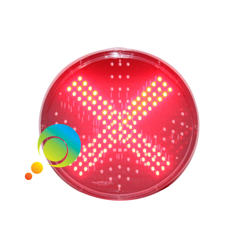 DC12V hohe helligkeit 300mm rot kreuz grün pfeil verkehrs licht modul auf verkauf