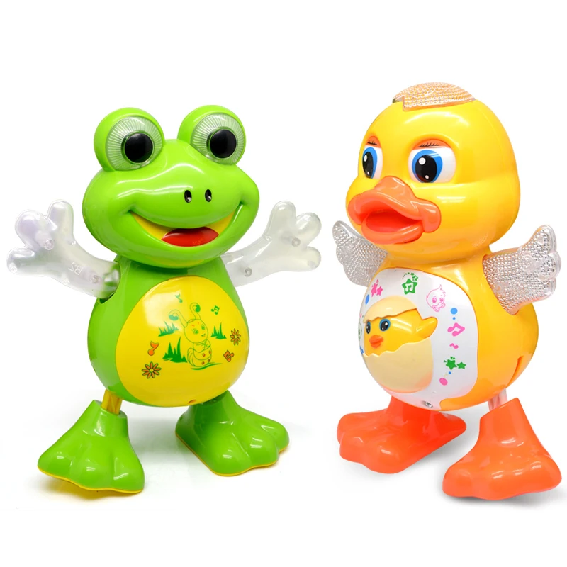 YIJUN Điện Tử Mới Nhảy Múa Ếch Pet Đồ Chơi Robot doll Đồ Chơi Ánh Sáng Âm Nhạc Phổ Đồ Chơi Tương Tác Đồ Chơi Trẻ Em Brithday Quà Tặng