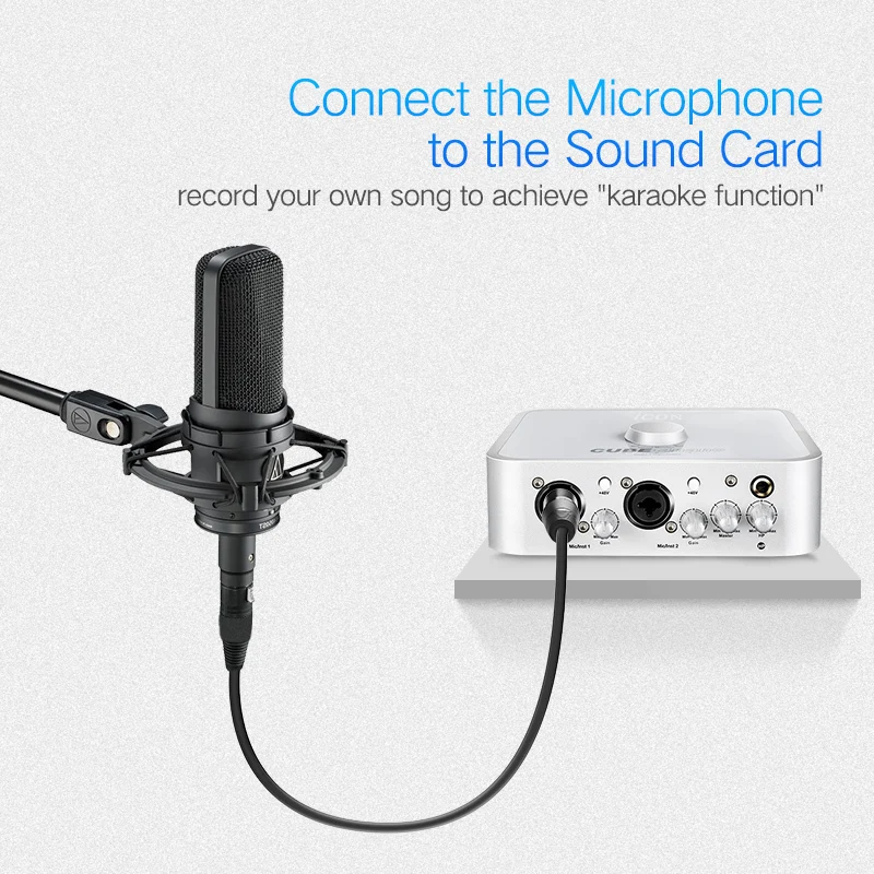 Ugreen Cáp XLR Micro Hát Karaoke Âm Thanh Pháo Cáp Cắm XLR Nối Dài Mikrofon Cáp Cho Trộn Âm Thanh Khuếch Đại XLR Dây