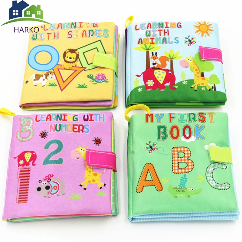 Mới 0-36 Tháng Cho Bé Món Đồ Chơi Sách Vải Xào Xạc Âm Thanh Cho Trẻ Sơ Sinh Giáo Dục Xe Đẩy Lục Lạc Đồ Chơi Sơ Sinh Giường Cũi đồ Chơi Cho Bé