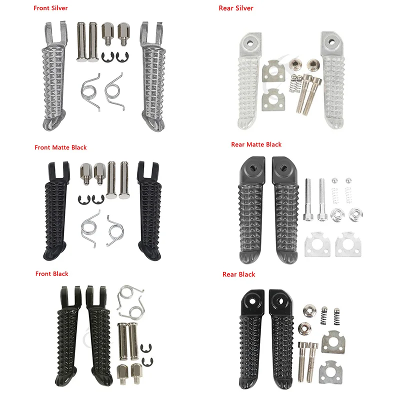 Xe Máy Đế Để Chân Chân Chốt Phía Sau Mặt Trận Yamaha YZF R1 1992-2020 R6 1999-2020 2003-2020 YZF R6S 2003-2009 07