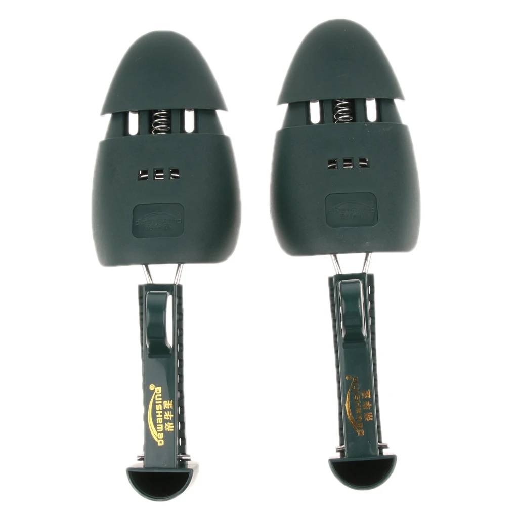 Suporte de árvore de sapato ajustável, prático, rack de árvore de sapatos com bobina de mola de tensão ajustável, protetor de árvore de sapatos