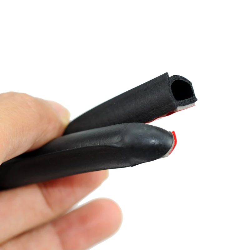2 Chiếc Cửa Xe Cao Su Dây Chất Độn Cửa Xe Ô Tô Weatherstrip Cho B Trụ Cột Bảo Vệ Keo Dải Silicon Cho Tự Động