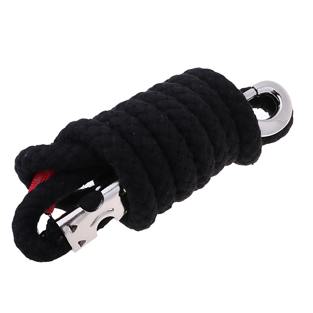 Pferd Baumwolle Blei Seil Halfter Frühling Haken Reit Versorgung Halfter Ausrüstung Für Pferd 14mm Durchmesser Schwarz/Weiß