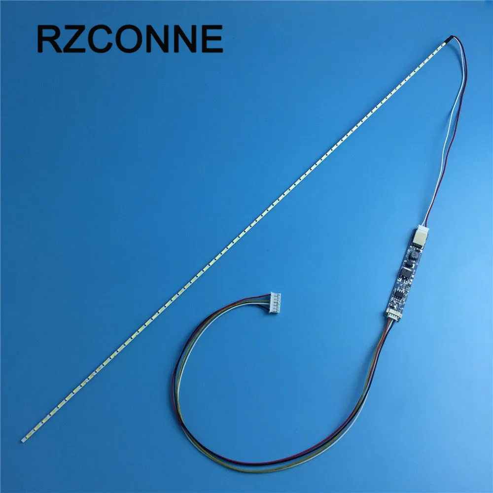 10 inch wide 220x2.0mm LCD Laptop Dimable LED Backlight Lamps Adjustable Update Kit Strip+Board 9-25V Input 2sets