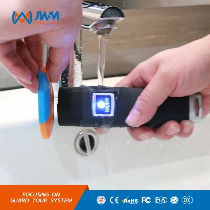 JWM-sistema de seguridad de la patrulla, equipo de protección RFID de 125kHz con pantalla LCD, sistema de asistencia de guardia profesional
