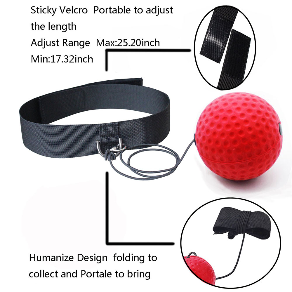 Boxen Magic Ball Reflex Geschwindigkeit Training Mit Stirnband Boxen Punching Bälle Hand Auge Koordination Fitness Kampfkunst Liefert