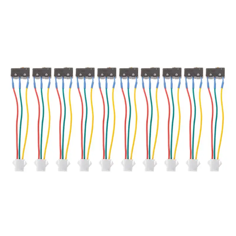 10 Chiếc Khí Nước Micro Switch Ba Dây Nhỏ ON-OFF Điều Khiển Mà Không Cần Xòe