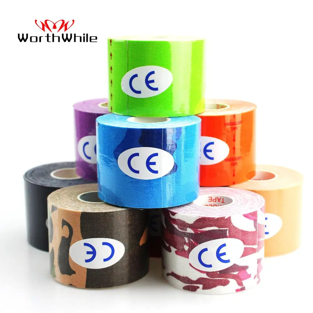 Đáng Giá Kinesiology Băng Thể Thao Phục Hồi Thun Băng Kneepad Cơ Giảm Đau Đầu Gối Hỗ Trợ Tập Gym Thể Hình Băng