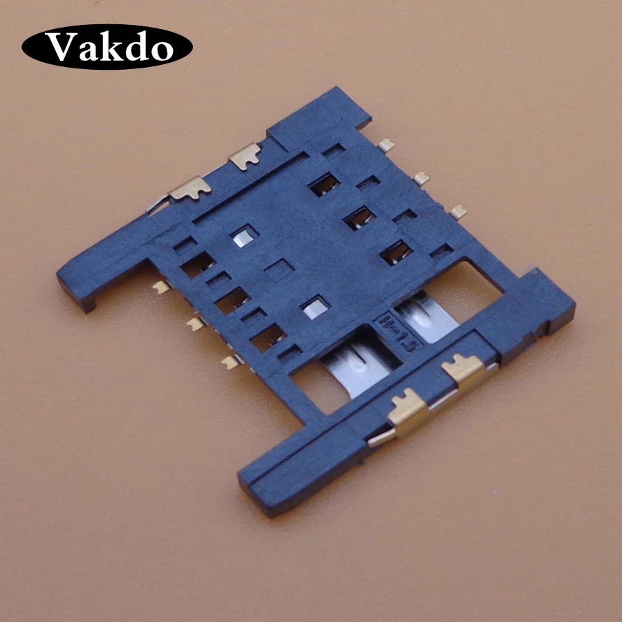 5 cái/lốc điện thoại di động đầu đọc thẻ SIM khe cắm ổ cắm Chèn loại Cầu chất lượng cao chủ Connector for Lenovo A288t A336 a298T