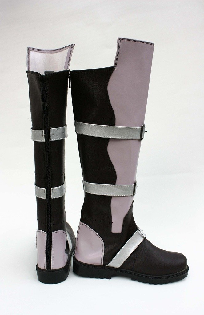 FF13 Sepatu Bot Petir Cosplay Final Fantasy XIII Sepatu Cosplay Petir Sepatu Bot Panjang Dibuat Sesuai Pesanan Ukuran
