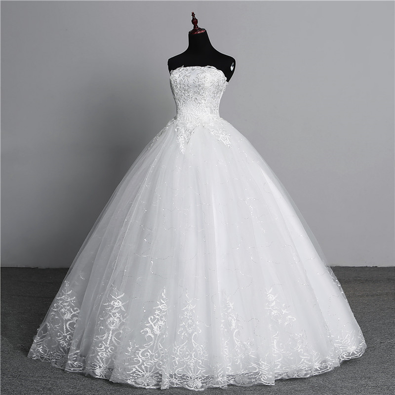 Vestidos de casamento sem alças para noivas, simples, clássico, sexy, marfim, foto real, plus size, moda