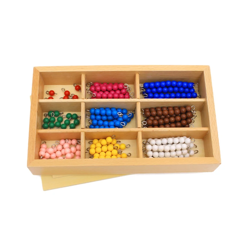 Đồ Chơi Trẻ Em Montessori Chất Liệu Gỗ Giáo Dục Đồ Chơi Nhiều Màu Sắc Máy Kiểm Tra Bảng Hạt Đồ Chơi Toán Học Thời Thơ Ấu Mầm Non Đào Tạo