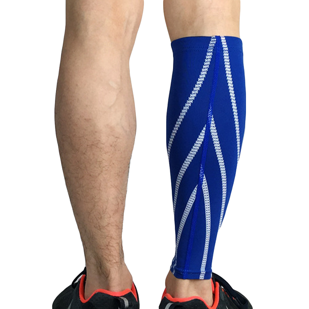 Sport Kalb Bein Brace Compression Elastische Bein Hülse Unterstützung Basketball Laufen SPSLF0043