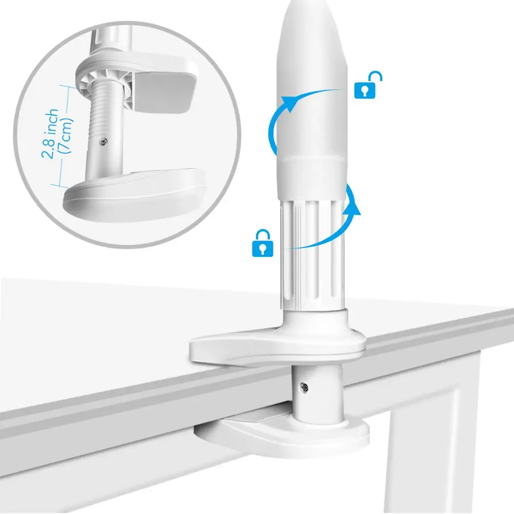 Soporte de teléfono Universal multifunción para cama, soporte de brazo largo ajustable de 85cm para Monitor de bebé, cámara de montaje en pared para estante X5